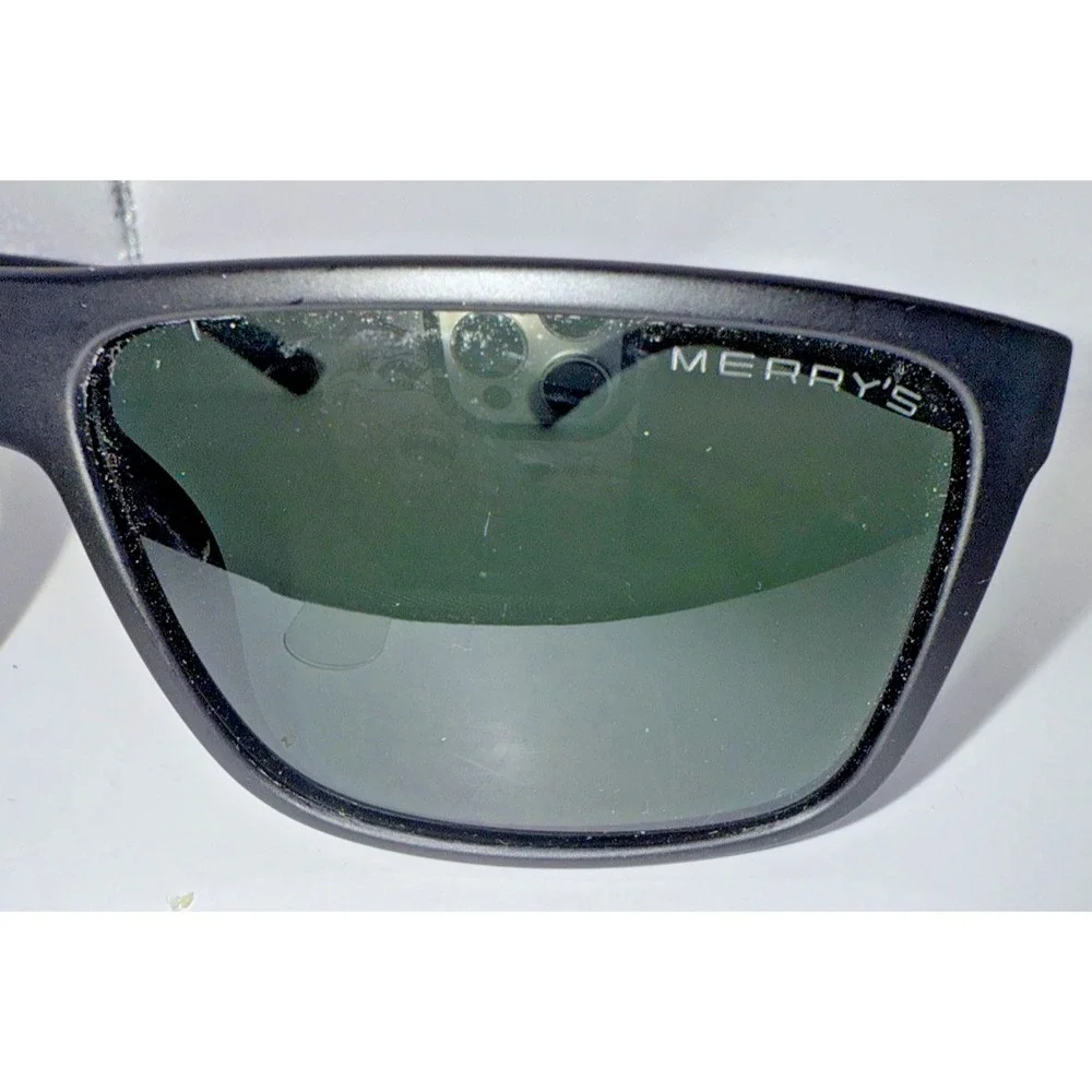 Merry's Classic Polarized Sunglasses S8225 - Black 100% UV Protection 58-16-131‎